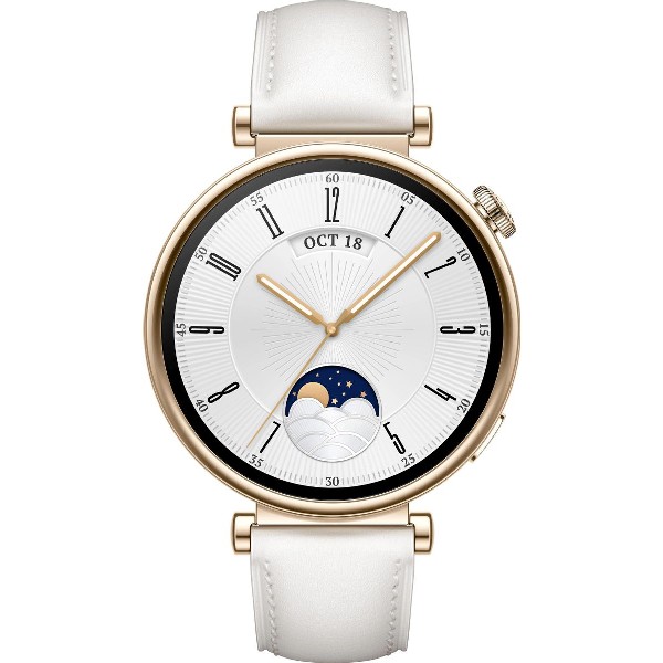 Умные часы Huawei Watch GT 4 Aurora-B19L 2023 41.3 мм белый/белый [55020bhx]